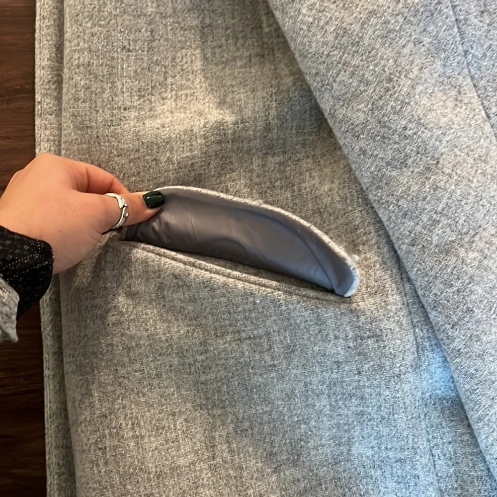 Beautiful j crew wool coat worn once bought last winter - Picture 5 of 7